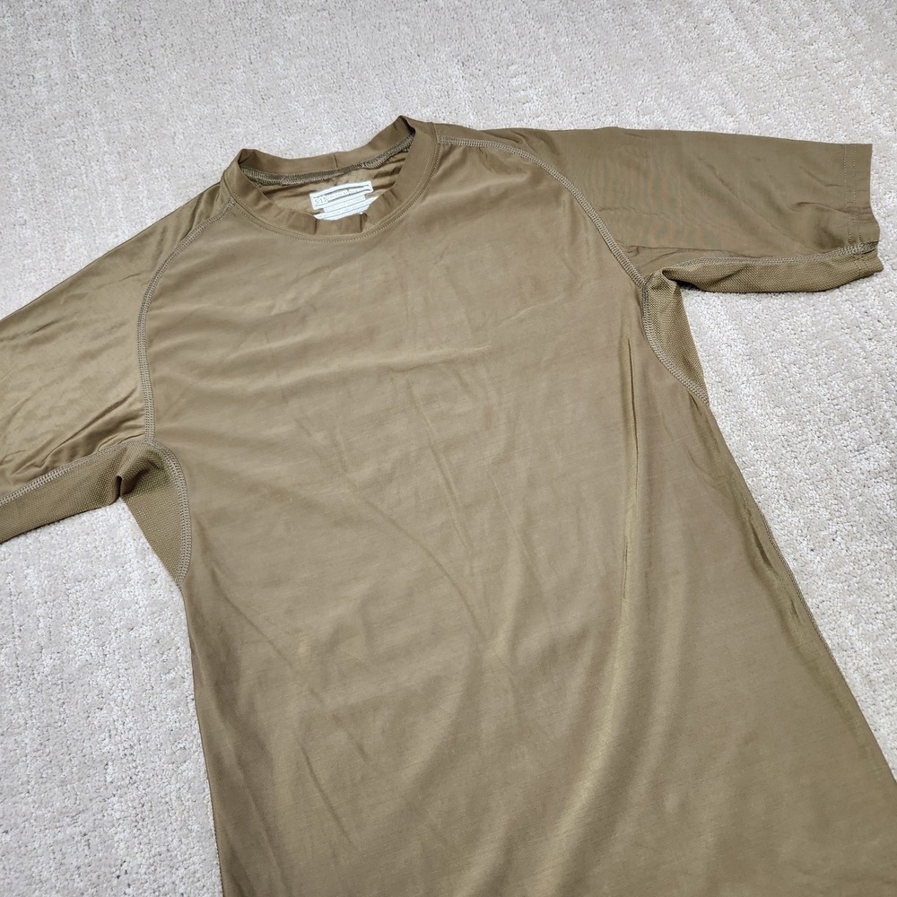 511 Tactical Compression‎ Shirt Men Large Green Conceal Carry Stretch Quick Dry